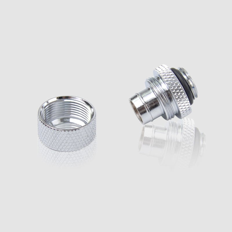 Syscooling water cooling fittings brass copper Fast twist of 3/8 inch